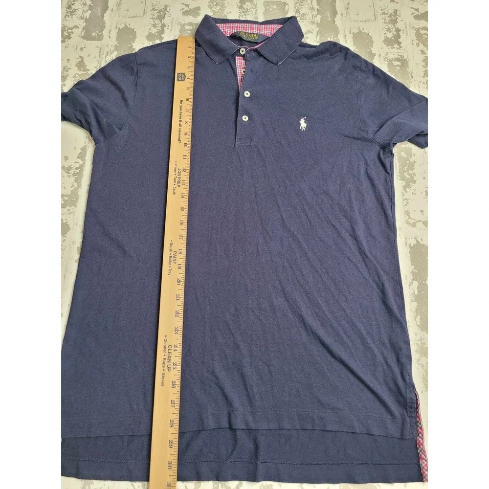 Polo Golf by‎ Ralph Lauren Navy Polo Shirt Size Medium Preppy Short Sleeve